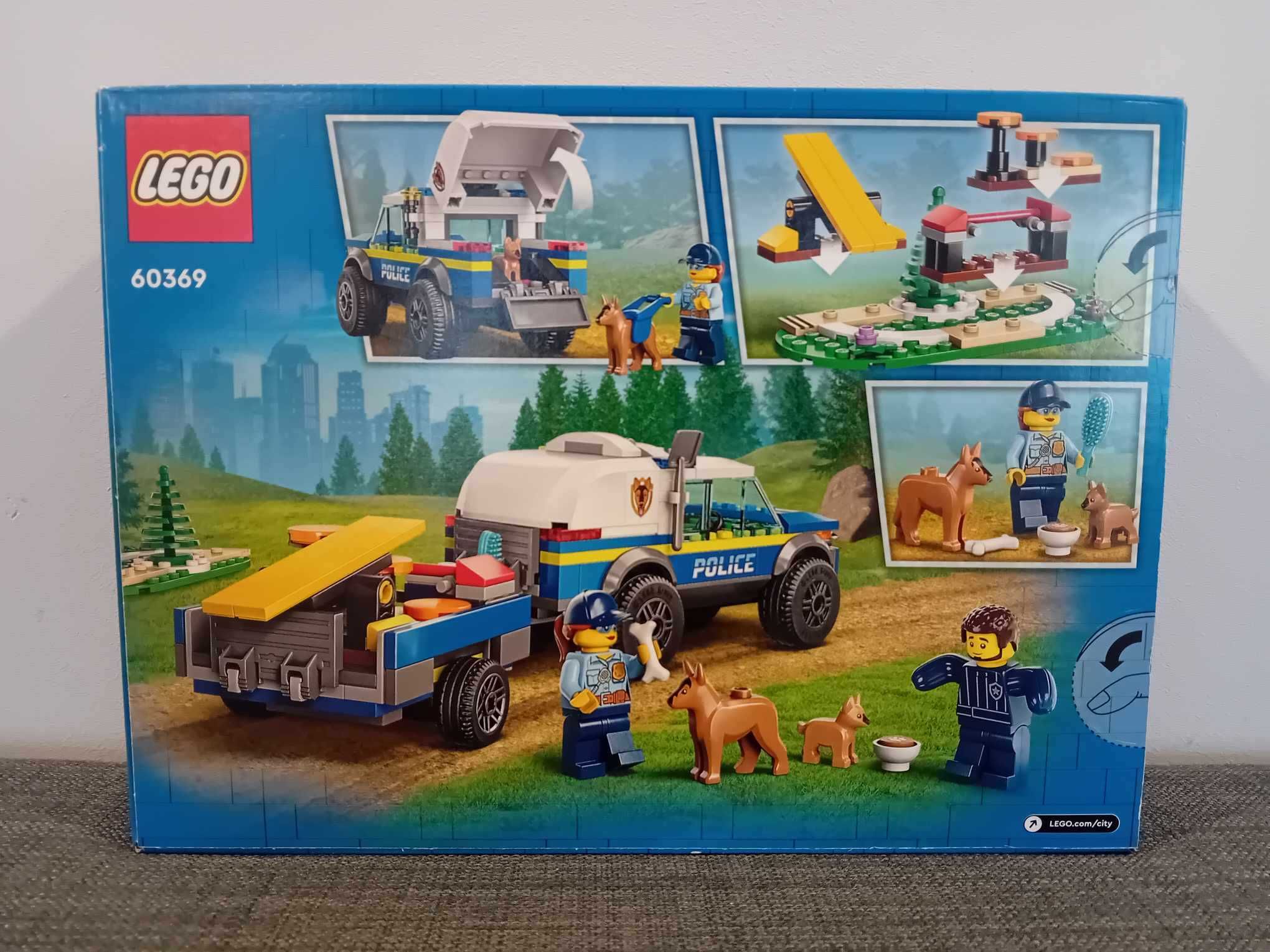 LEGO City 60369 Szkolenie psów policyjnych w terenie NOWY