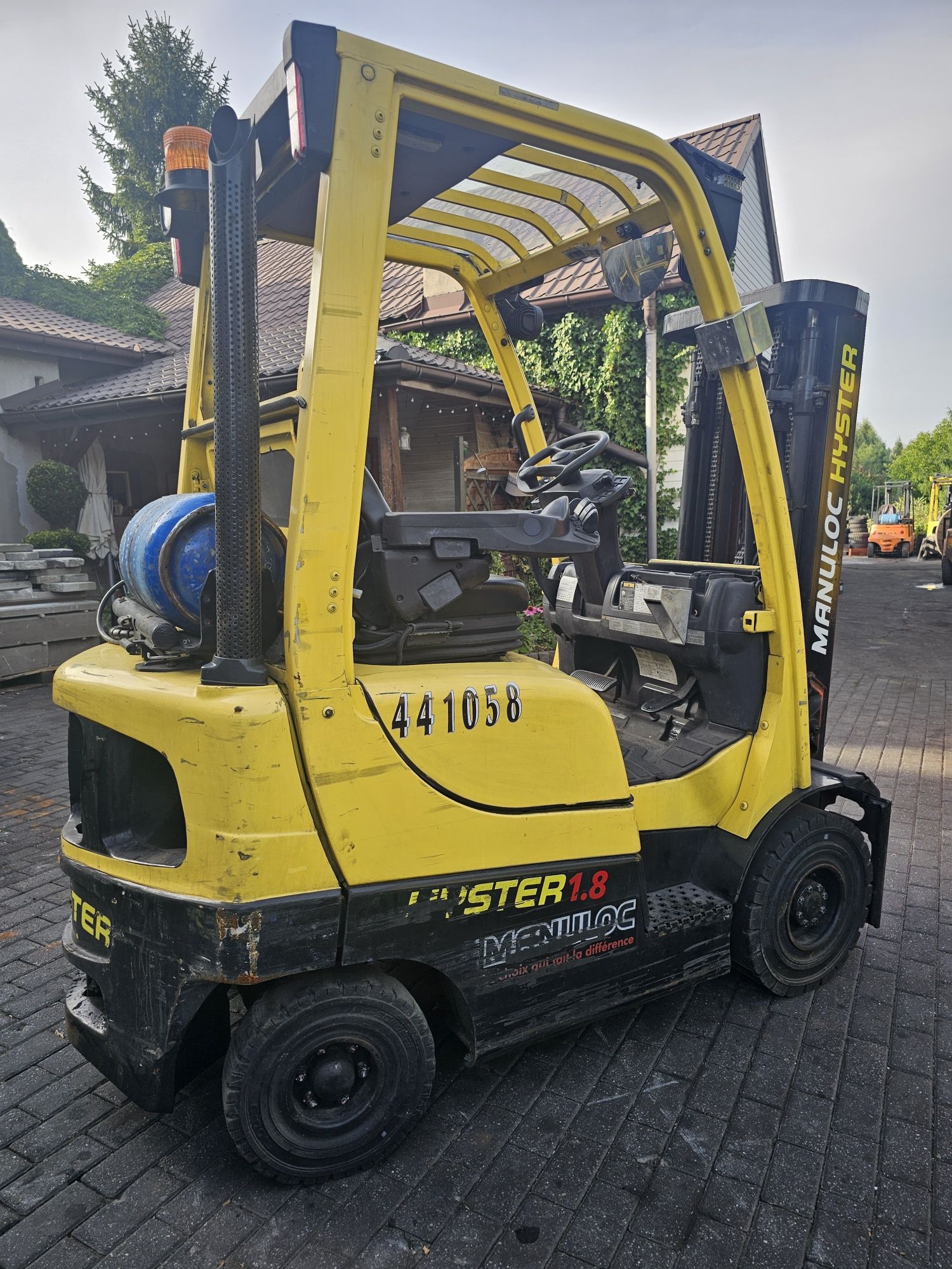 Wózek widłowy HYSTER H1.8FT TRIPLEX 4450mm LPG Gwarancja transport