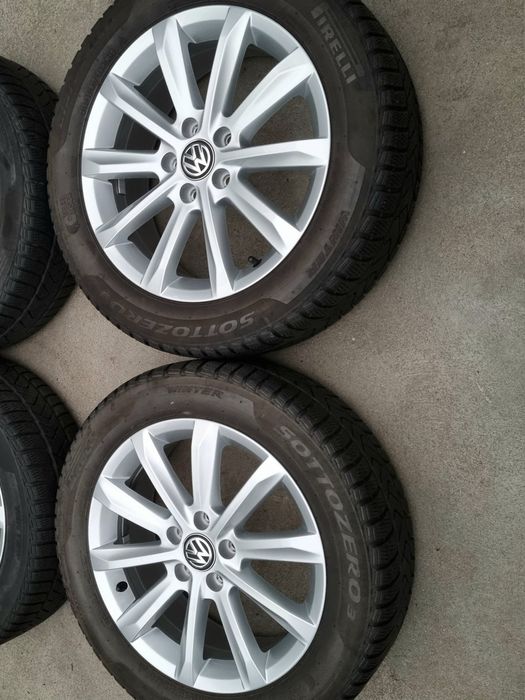 Koła Zimowe Alu 17" VW Passat B8 T-Roc Touran II 5x112 Oryginalne