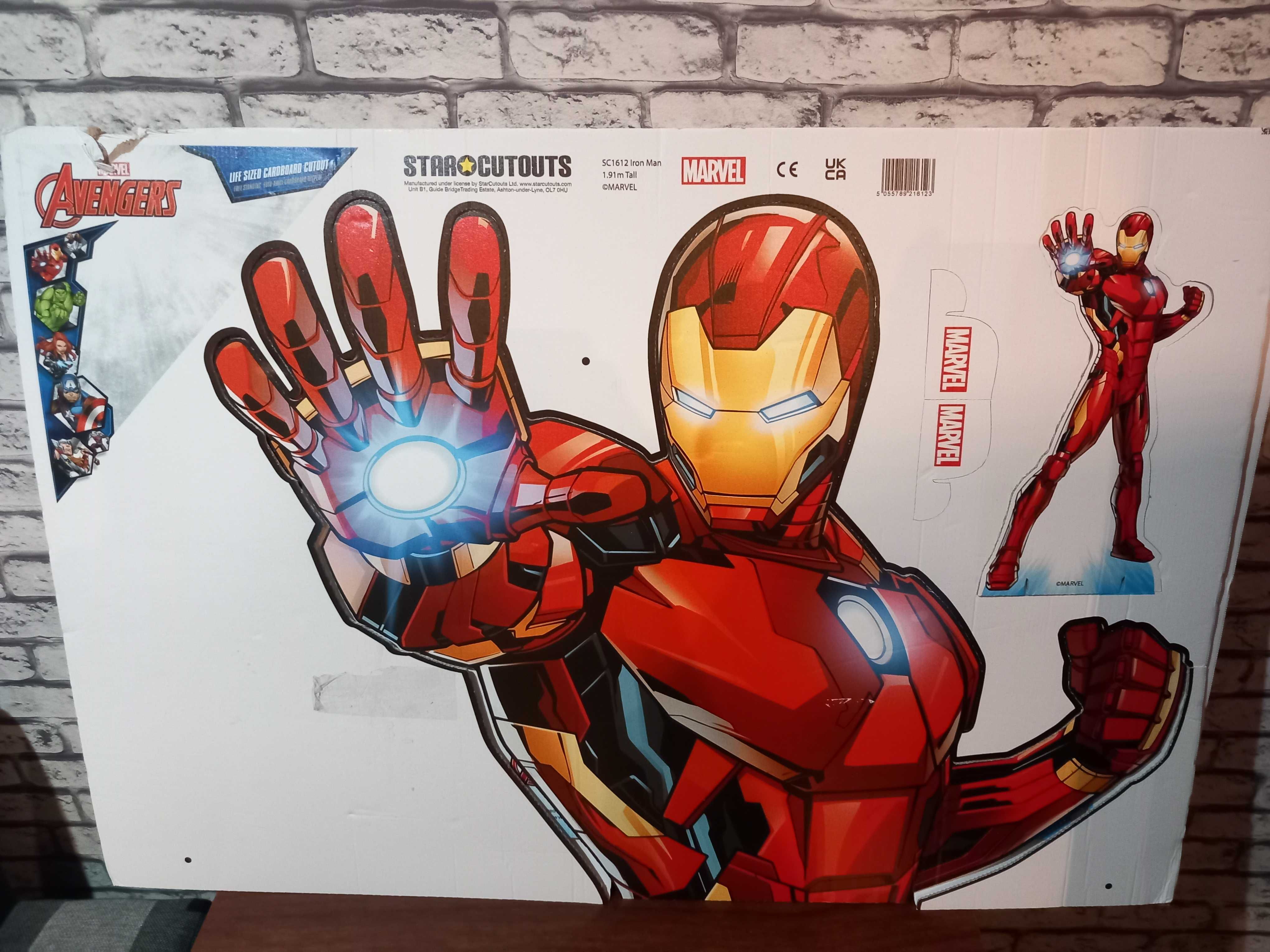 Iron Man Kartonowa figura Avengers Disney Marvel  wys. 191cm