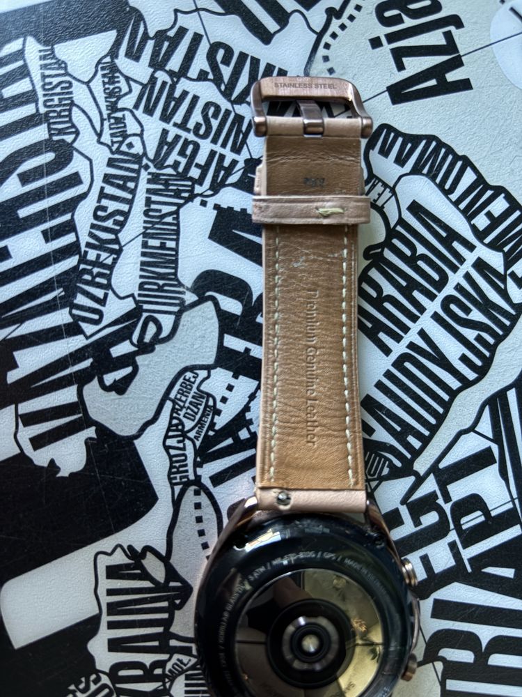 Zegarek samsung watch3 41mm złoty/różowy