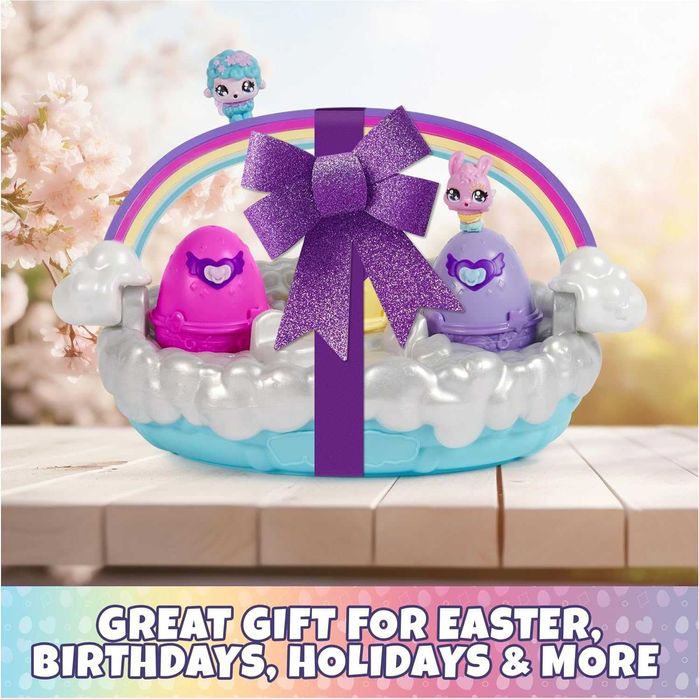 Хетчималс корзинка с фигурками в яйцах Hatchimals Alive Spring Basket