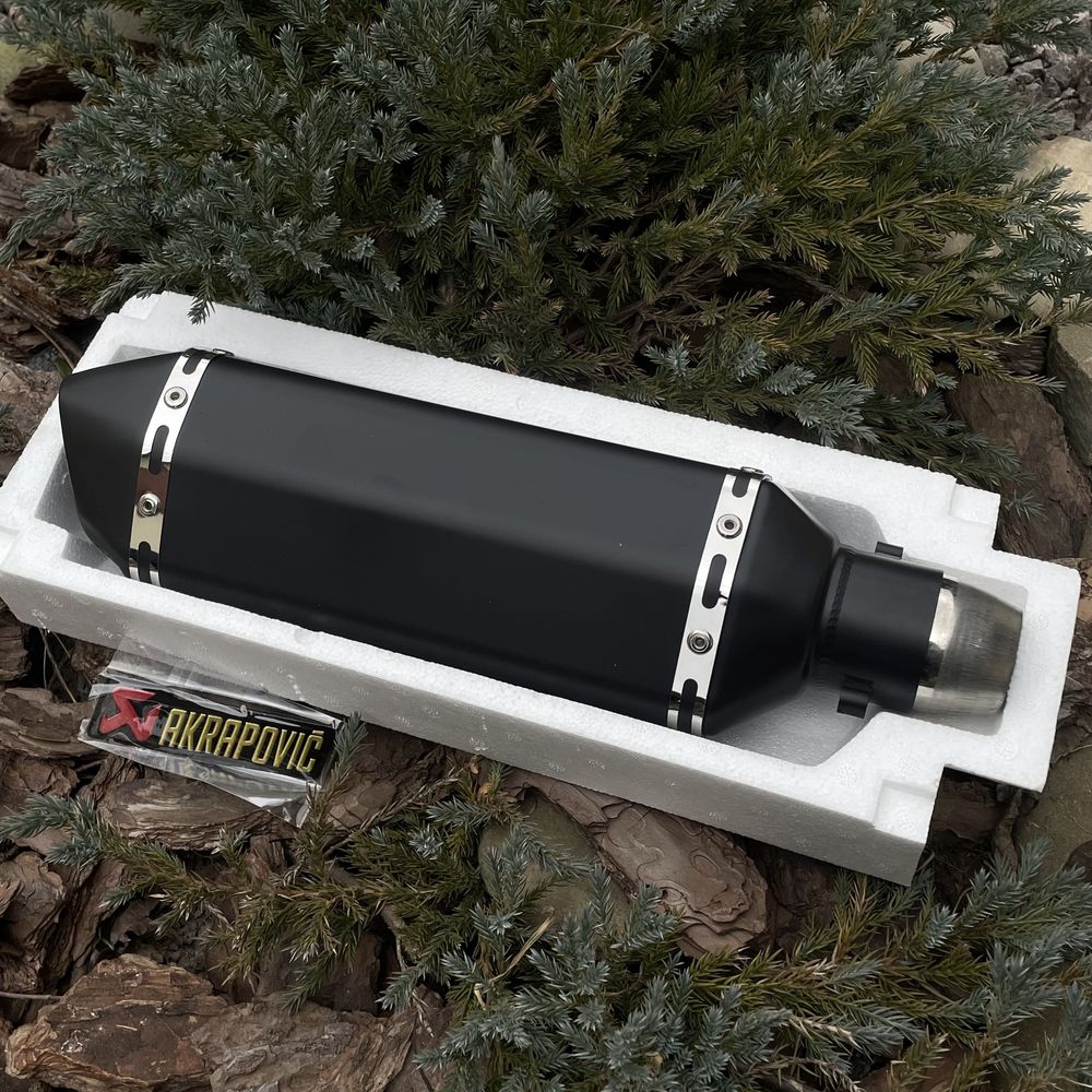 + Подарунок! Прямоток на мотоцикл Akrapovic
