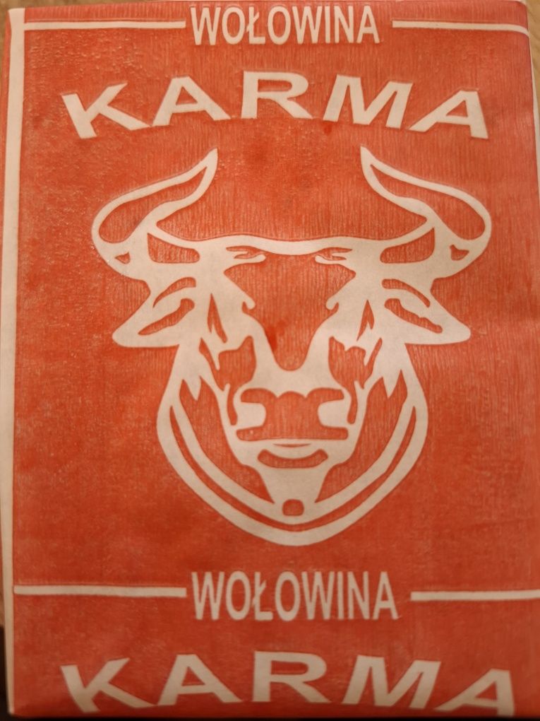Barf tatar wołowy karma mrożona mięso dla psa kota Wołowina