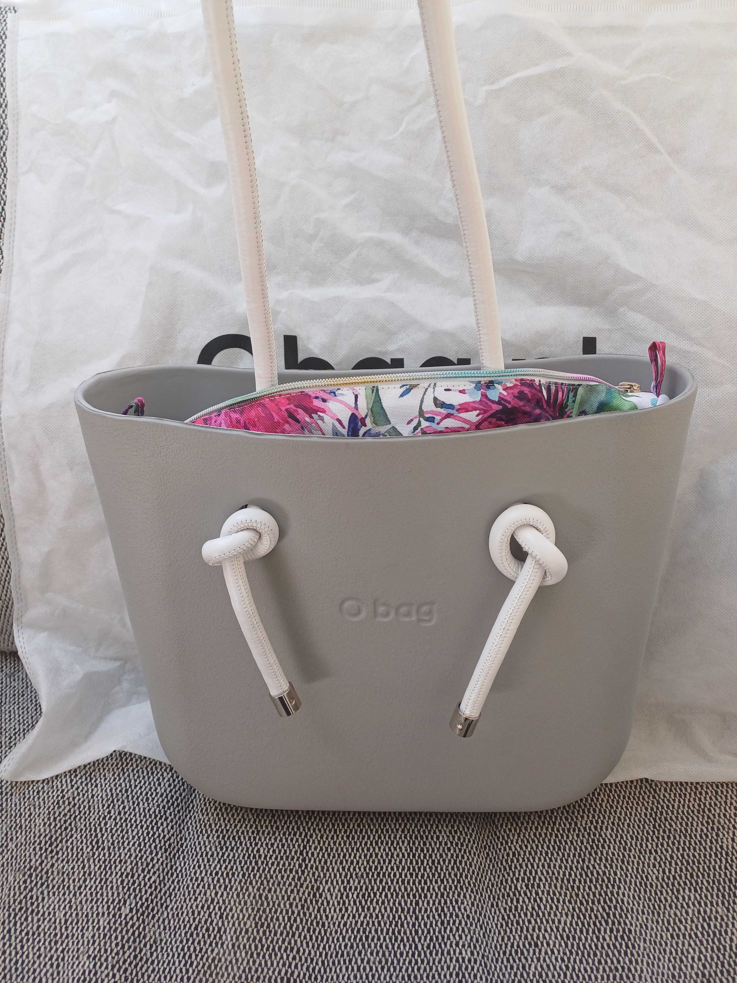 Obag O bag Mini Body Grigio Chiaro Duży Zestaw