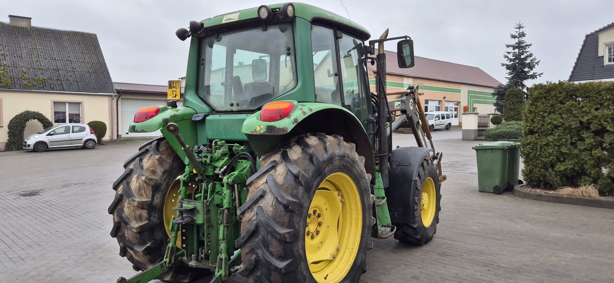 John Deere 6120 z Turem ładowacz case mx fendt 6220 ciągnik rolniczy