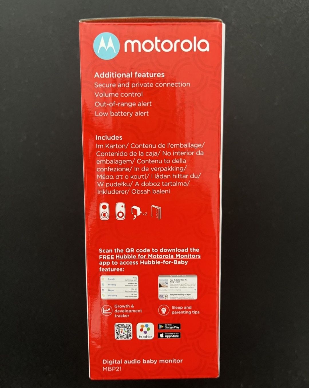 Motorola digital audio baby MBP-21