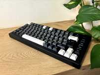 Akko - Black  Silver 5075B Plus - Bezprzewodowa Klawiatura Mechaniczna