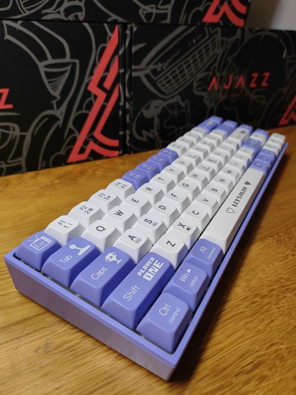 Механічна Ajazz Ak680 ігрова клавіатура з Hot swap Red switch