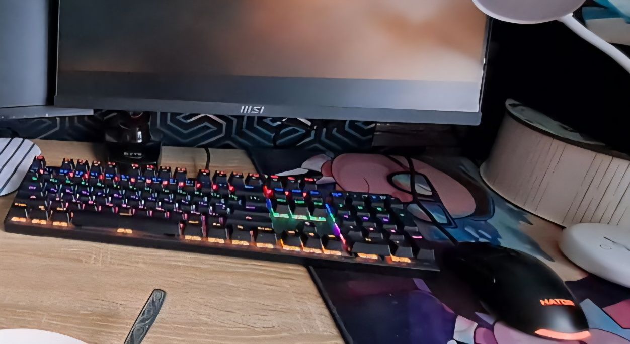 Клавіатура механічна HATOR Starfall Rainbow Origin Red (HTK-608)