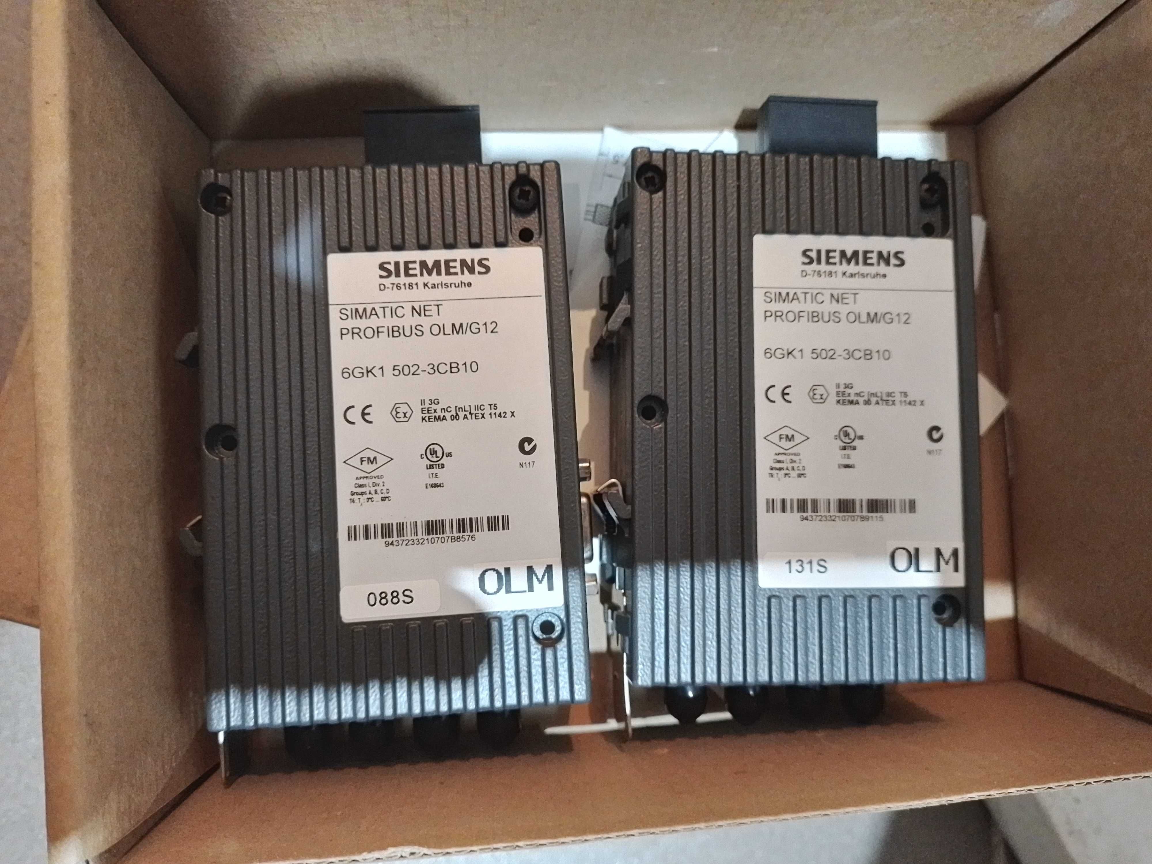 2x Siemens Profibus OLM/G12 6GK1 502-3CB10