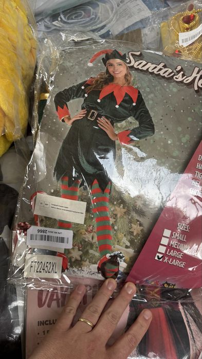 Palety Stroje Karnawałe Hallowen Mix z Amazon