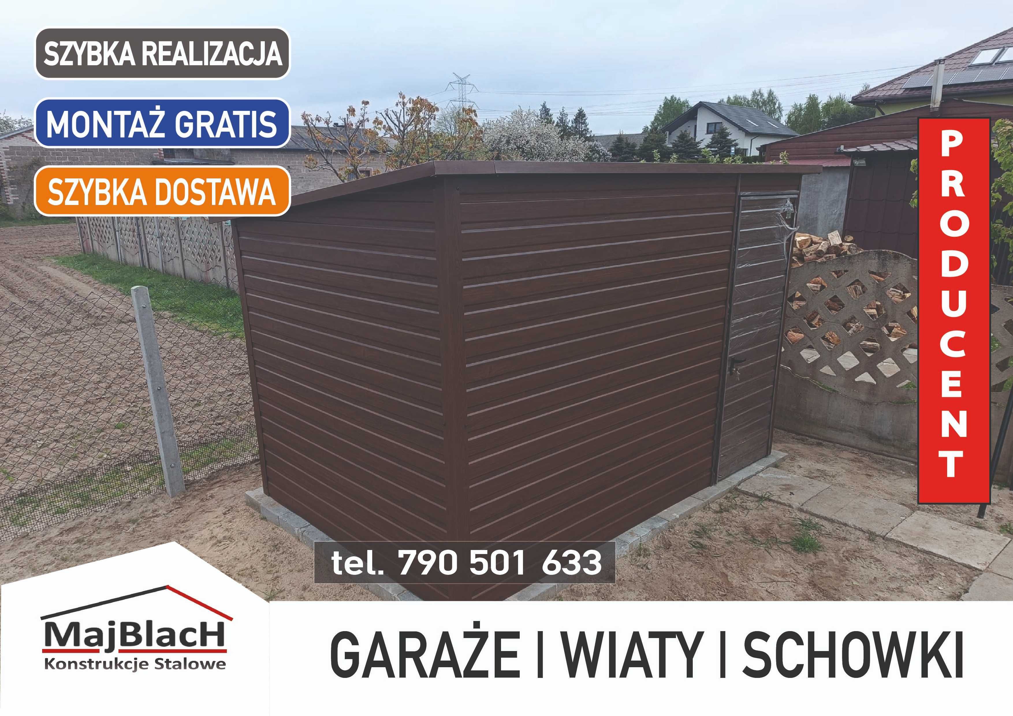 Wiatka ogrodowa |Schowek |Magazyn | GARAŻE |GARAŻ BLASZANY – Maj-Blach