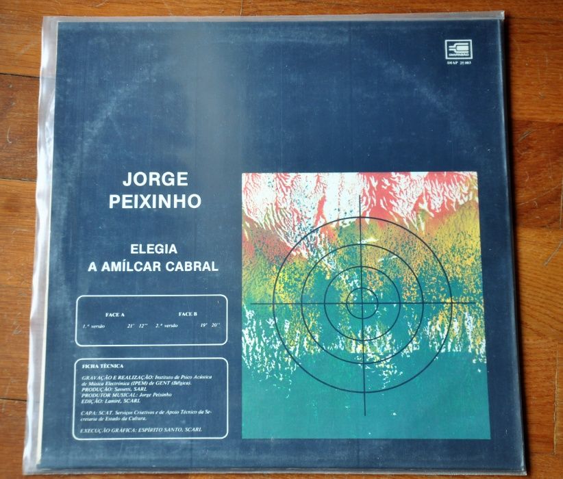 Vinil - Jorge Peixinho "Elegia a Amilcar Cabral"