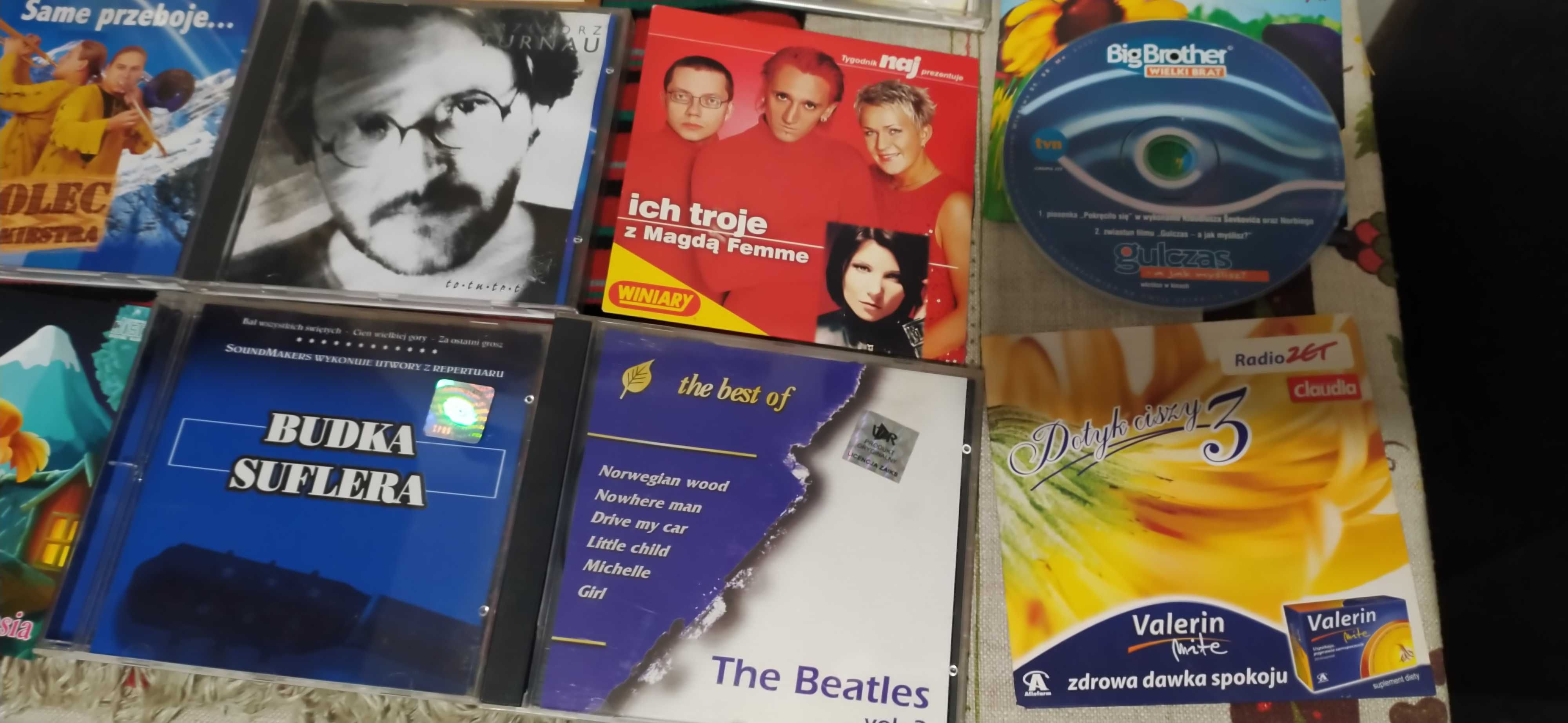 Płyty CD z muzyką Celine Dion Mozart Chopin Budka Suflera Beatles Eros