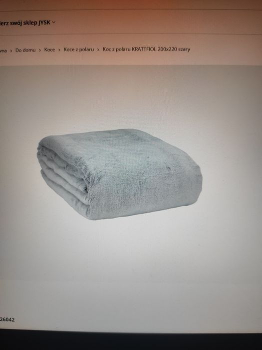 Koc z polaru KRATTFIOL 200x220 nowy ciepły