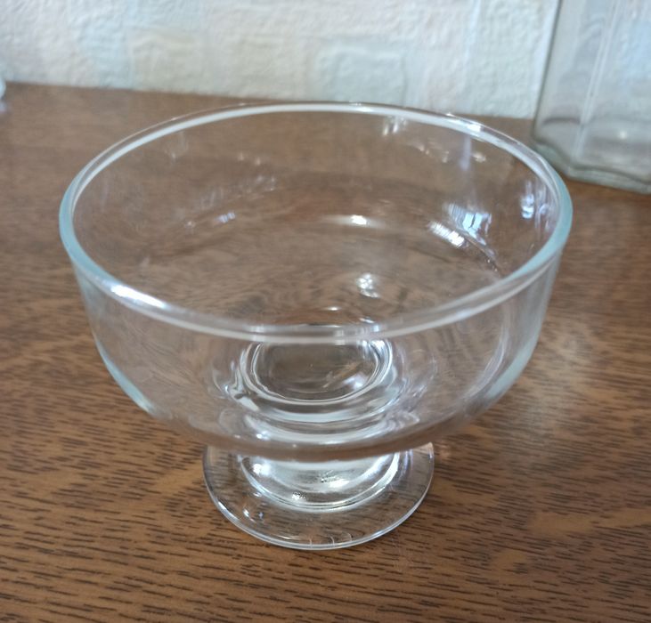 Подарунок, нові сучасної скляної форми креманки, 6 одиніць