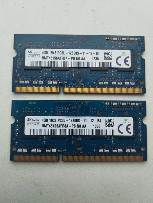 Оперативная память SK hynix 8 GB (2х4) SO-DIMM DDR3L 1600 MHz