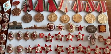 Order medal odznaczenie odznaka wpinka przypinka wojsk ZSRR XXw. Zbiór