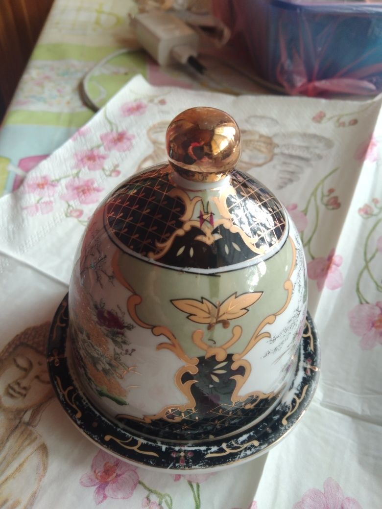 Лимонниця керамічна та чашка з блюдцем