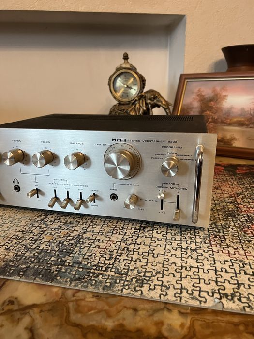 Вінтажний Стерео Підсилювач Frey 9303 / Японія / Два фонокоректора