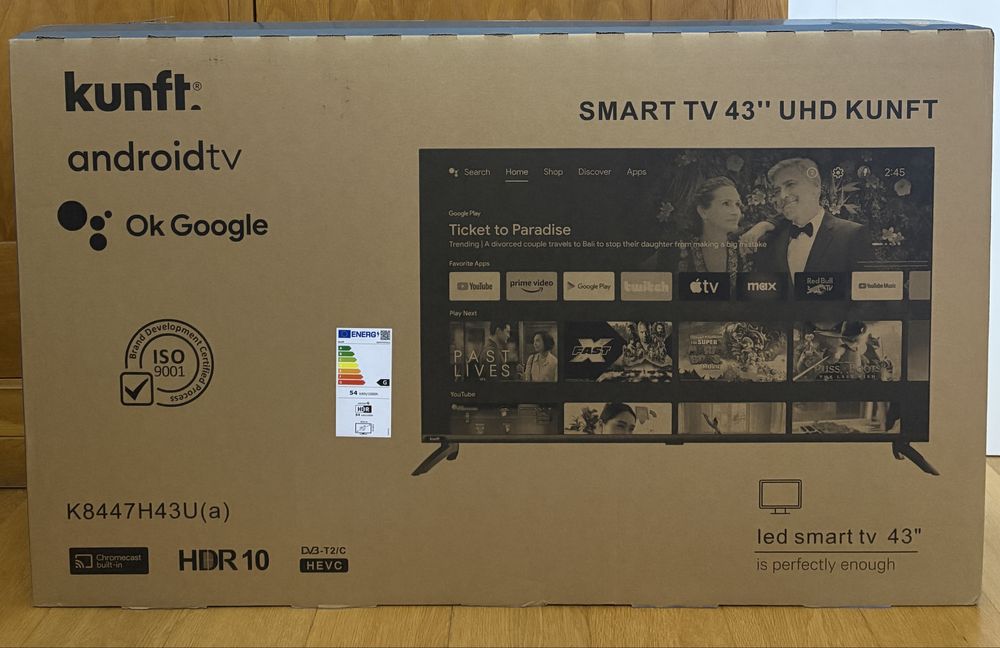 Smart TV KUNFT 43"