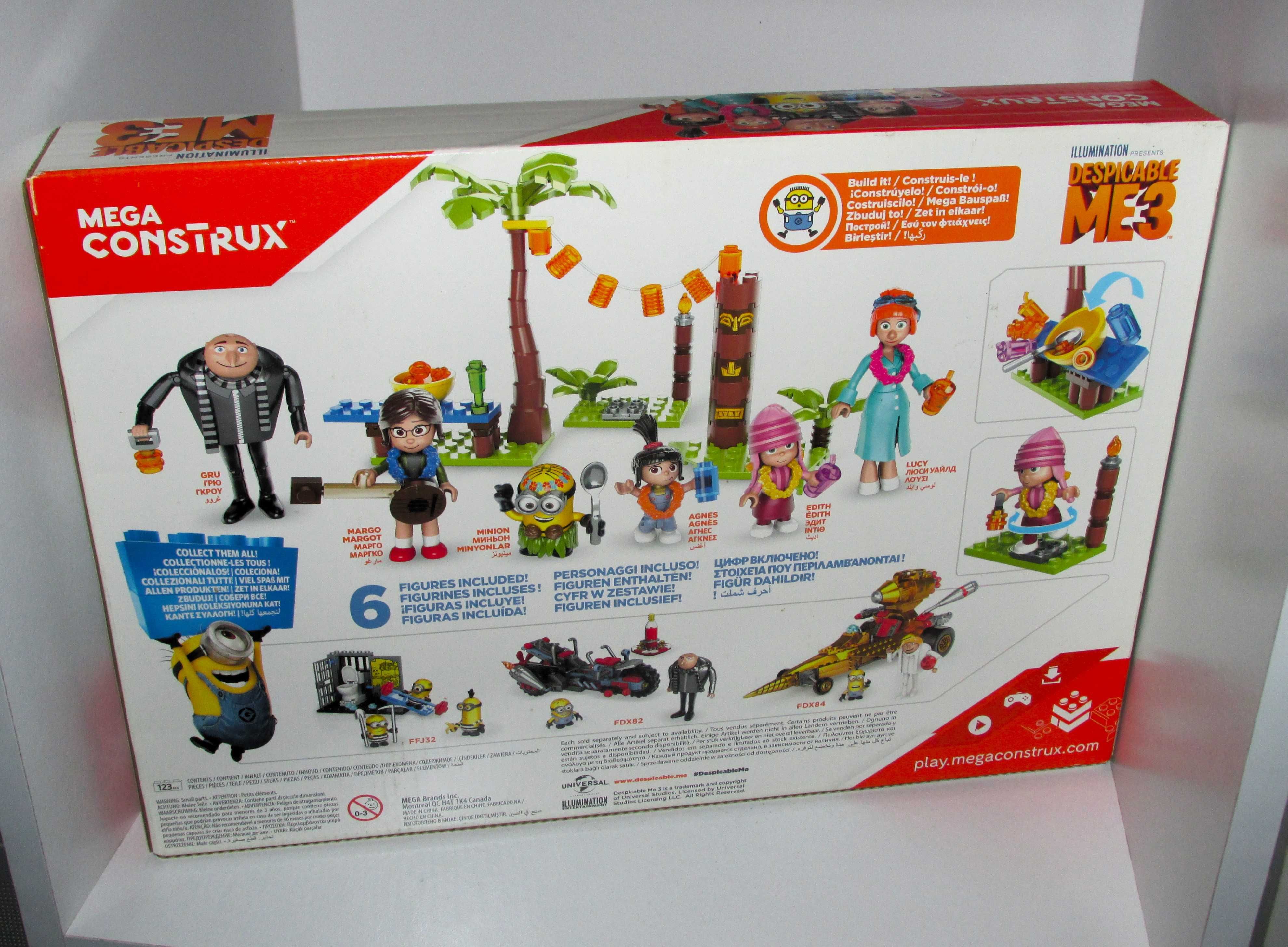 Mega Construx Minions Family Luau Party / Novo e Selado