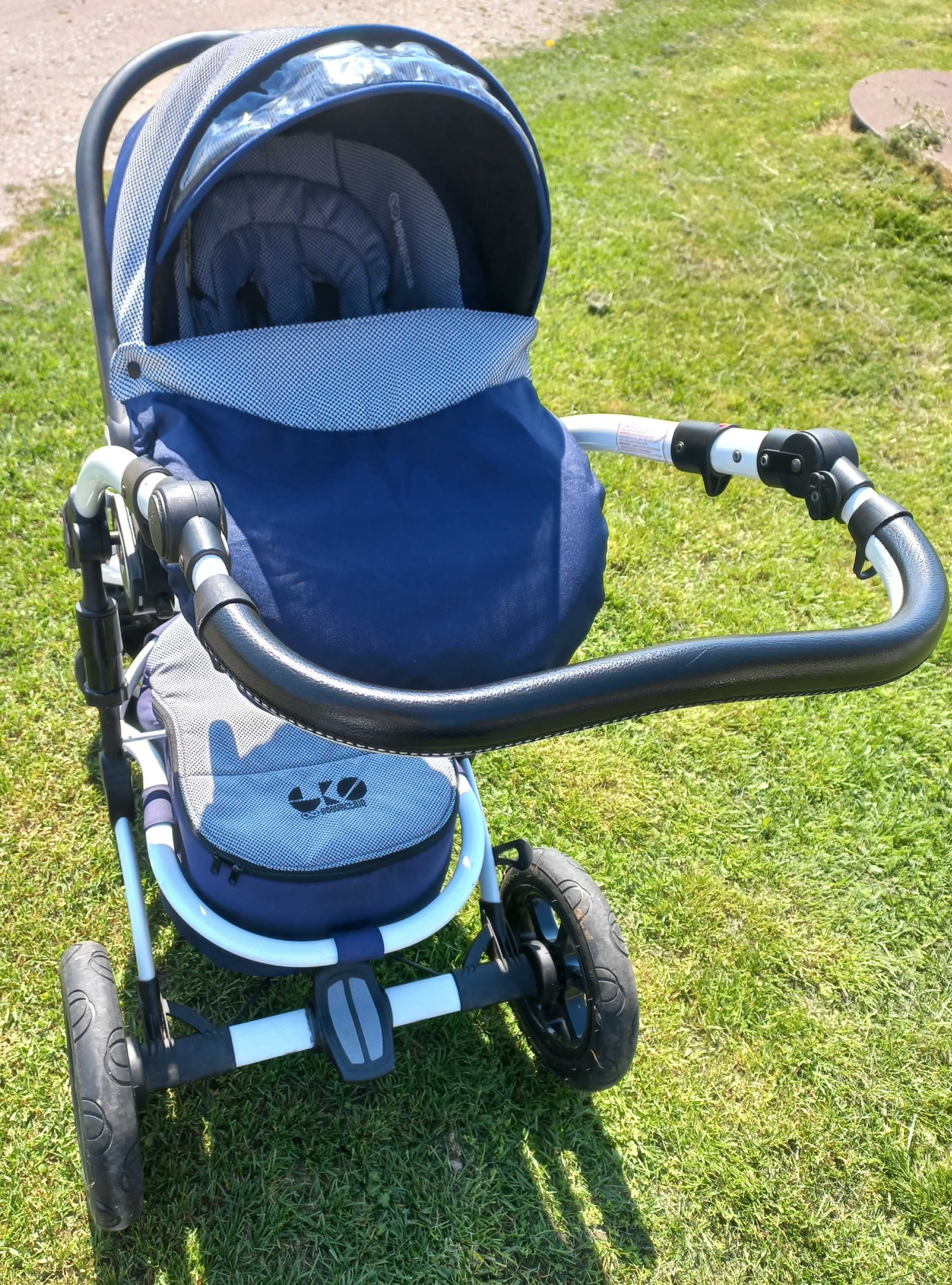 Wózek Baby Active Shell 3w1 + baza isofix