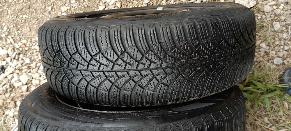 Felgi stalowe 15  4 szt.  - 5x100-OC-57,1 opony całoroczne Skoda Rapid