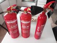 3 extintores como novos