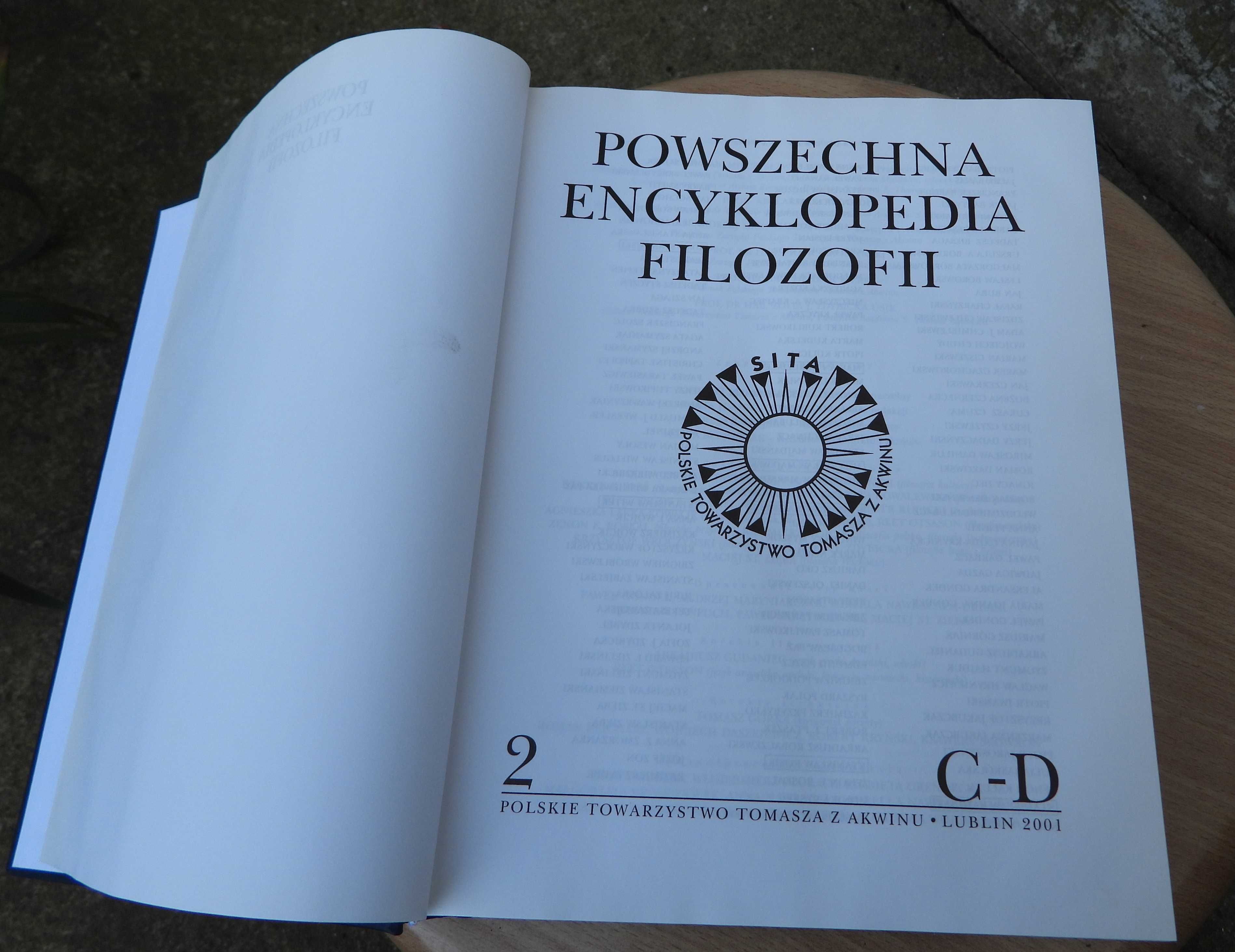 Powszechna encyklopedia filozofii 2 tomy