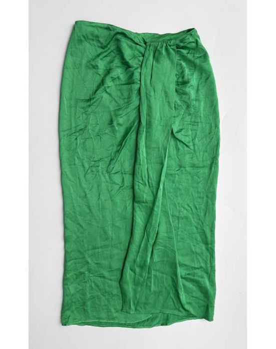 Spódniczka Zielona Satynowa Dłuższa Nowa XS 34 F&F FW Bridge