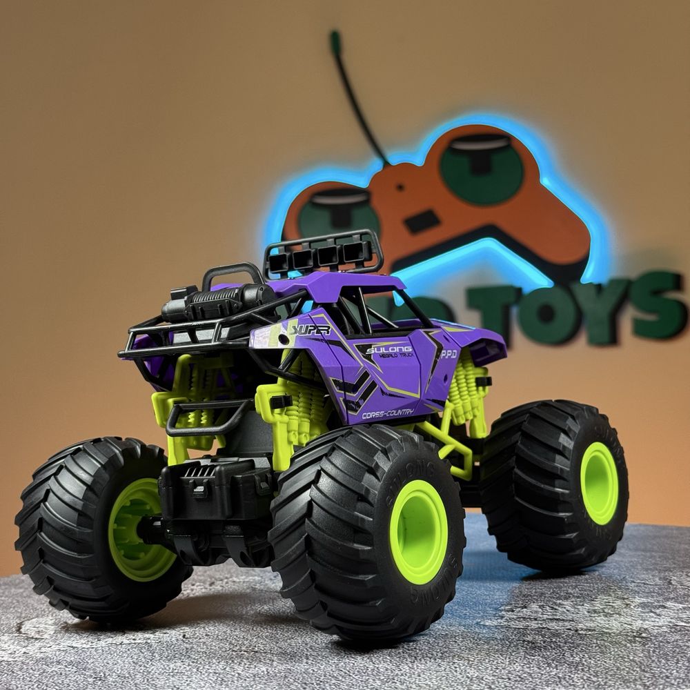 Монстр Трак на радиоуправлении Void Monster Truck Фиолетовый. Джип