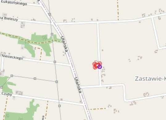 Działka  w spokojnej okolicy o luźnej zabudowie