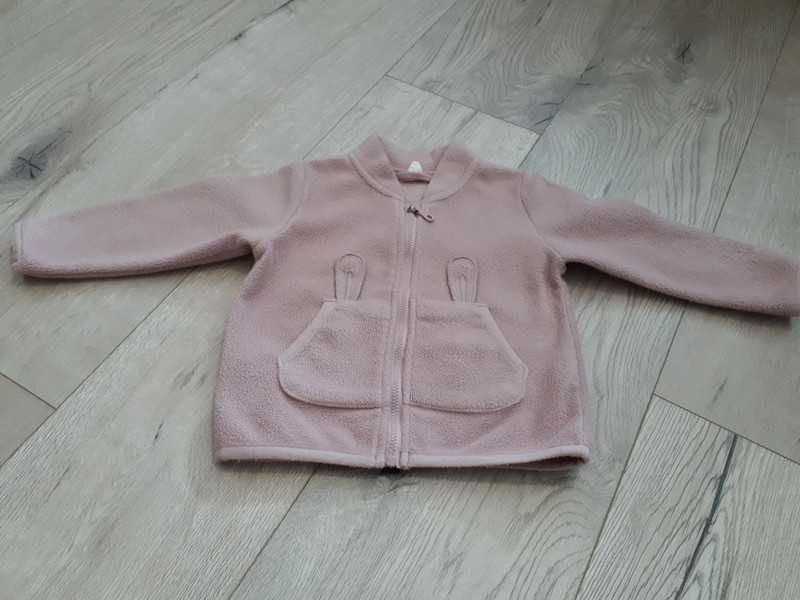Bluza dziewczęca rozpinana w rozmiarze 74