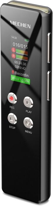 MECHEN Dyktafon 64 GB,, sterowanie głosem