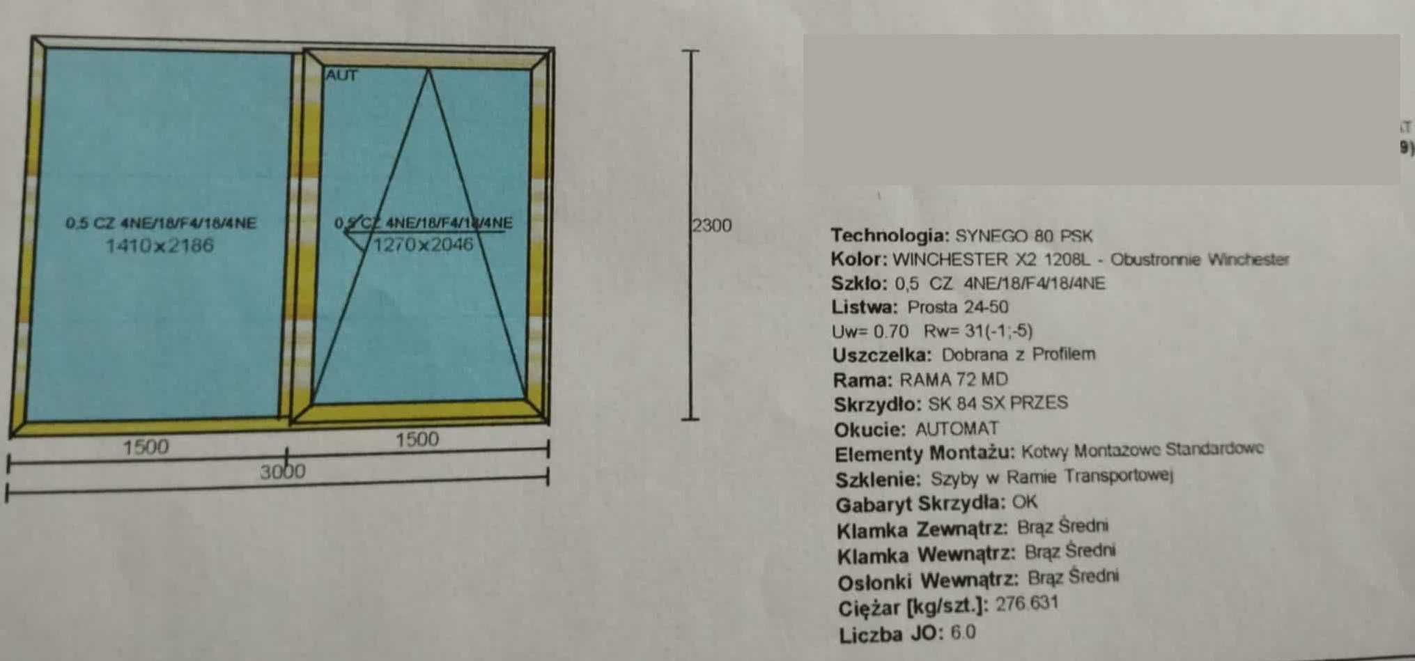 drzwi tarasowe Winchester 2300/3000