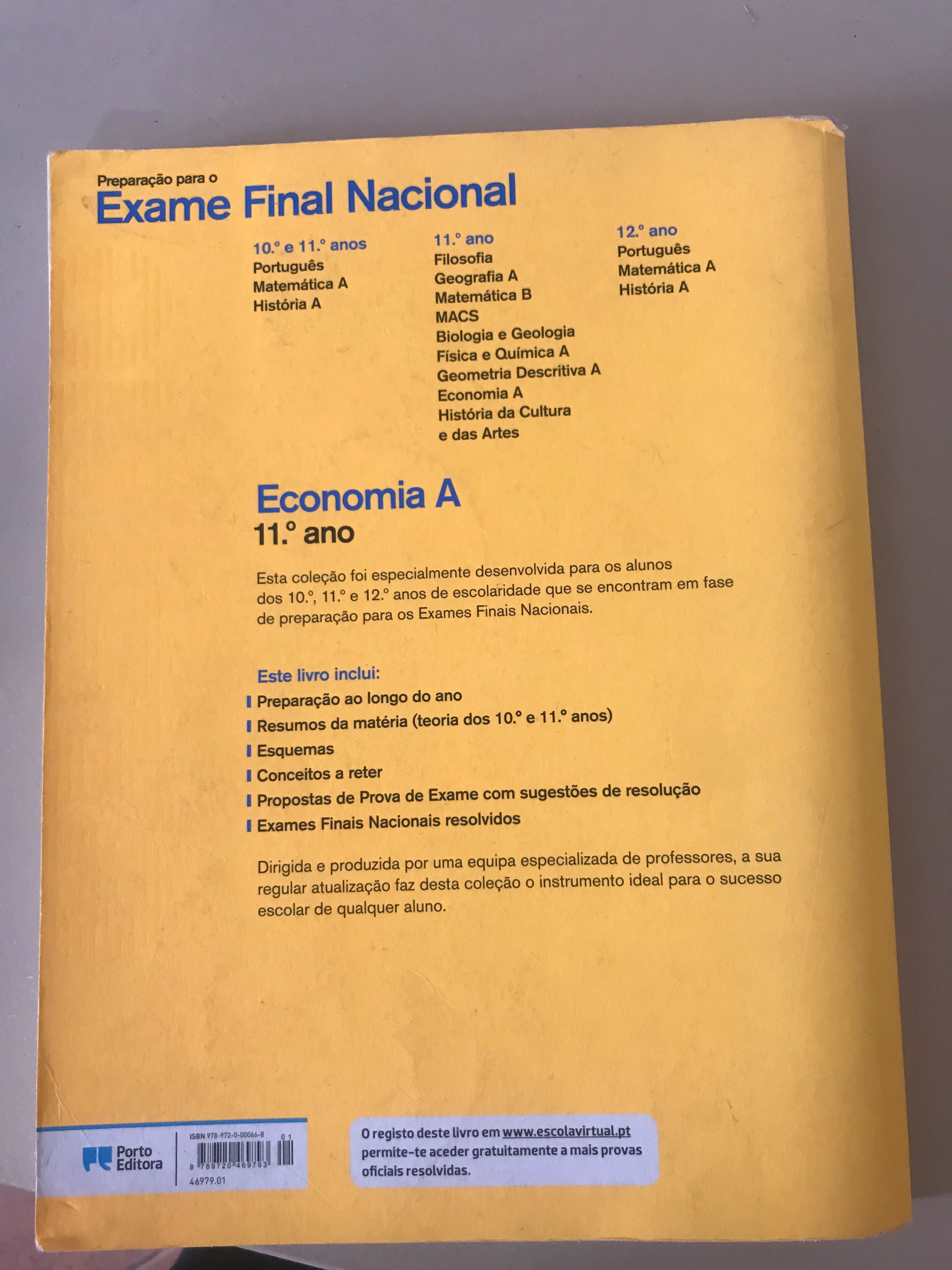 Livro preparação exame economia