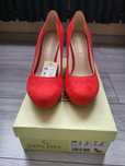 Szpilki buty  czerwone 39 CCC nowe