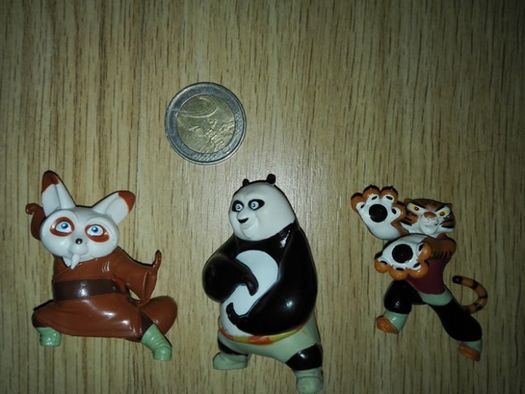 Figuras Panda do Kung fu (novas)