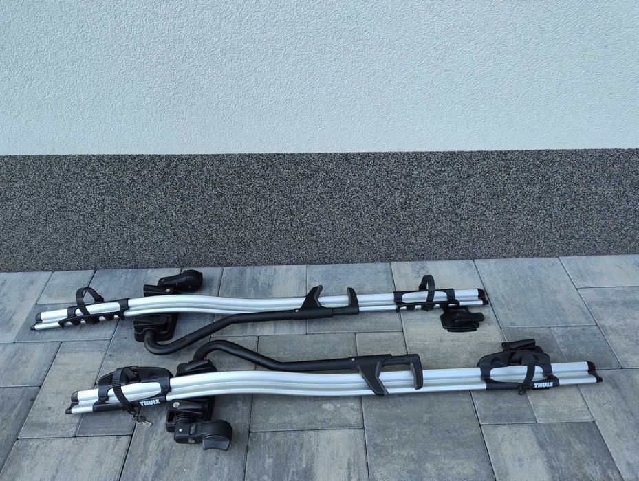 4 x Thule ProRide 591 bagażnik dachowy uchwyt rowerowy na dach