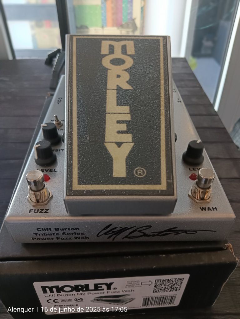 Pedal Baixo Morley Power Fuzz Wah - Cliff Burton