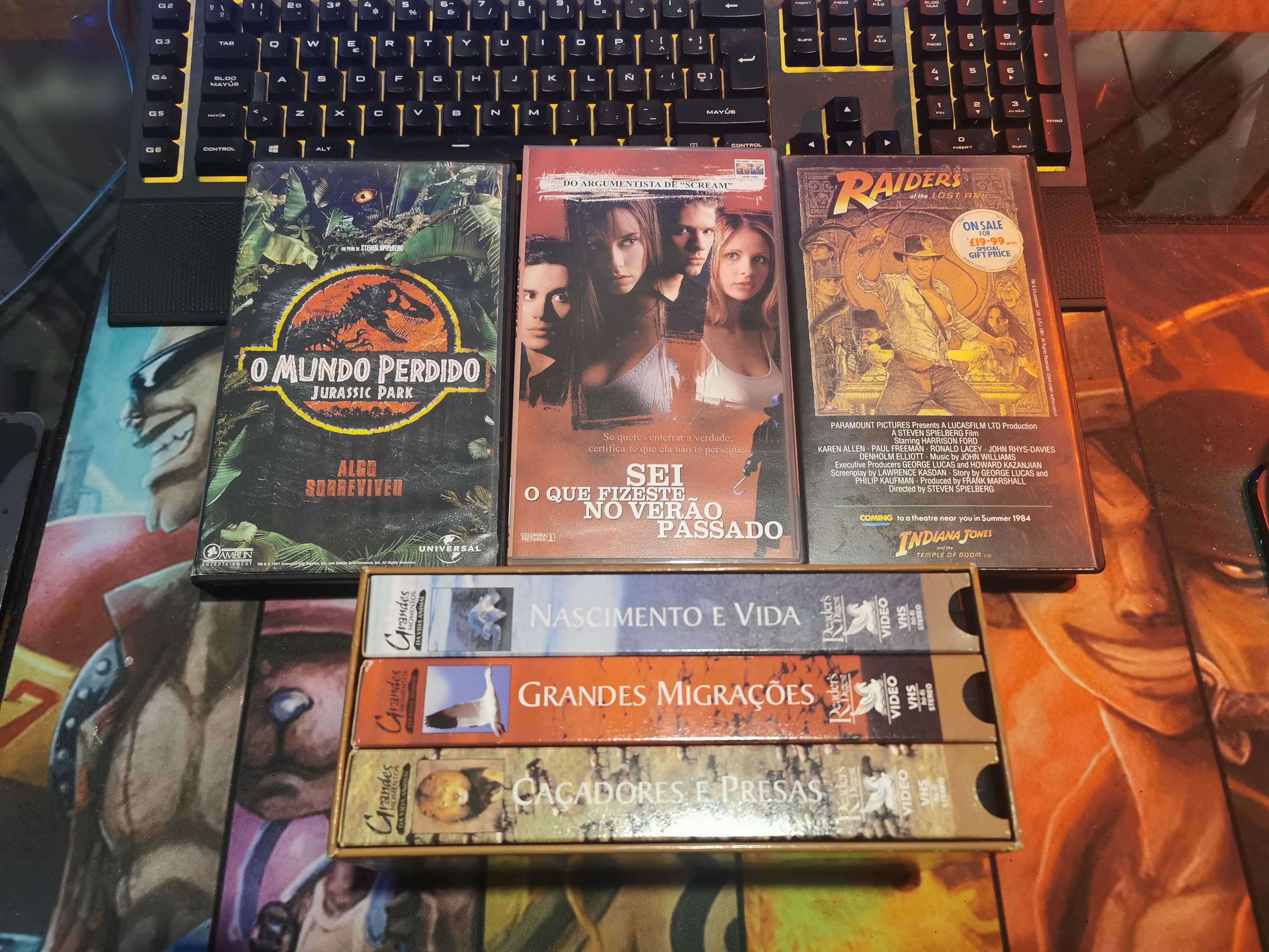 Lote de Filmes e Animação VHS
