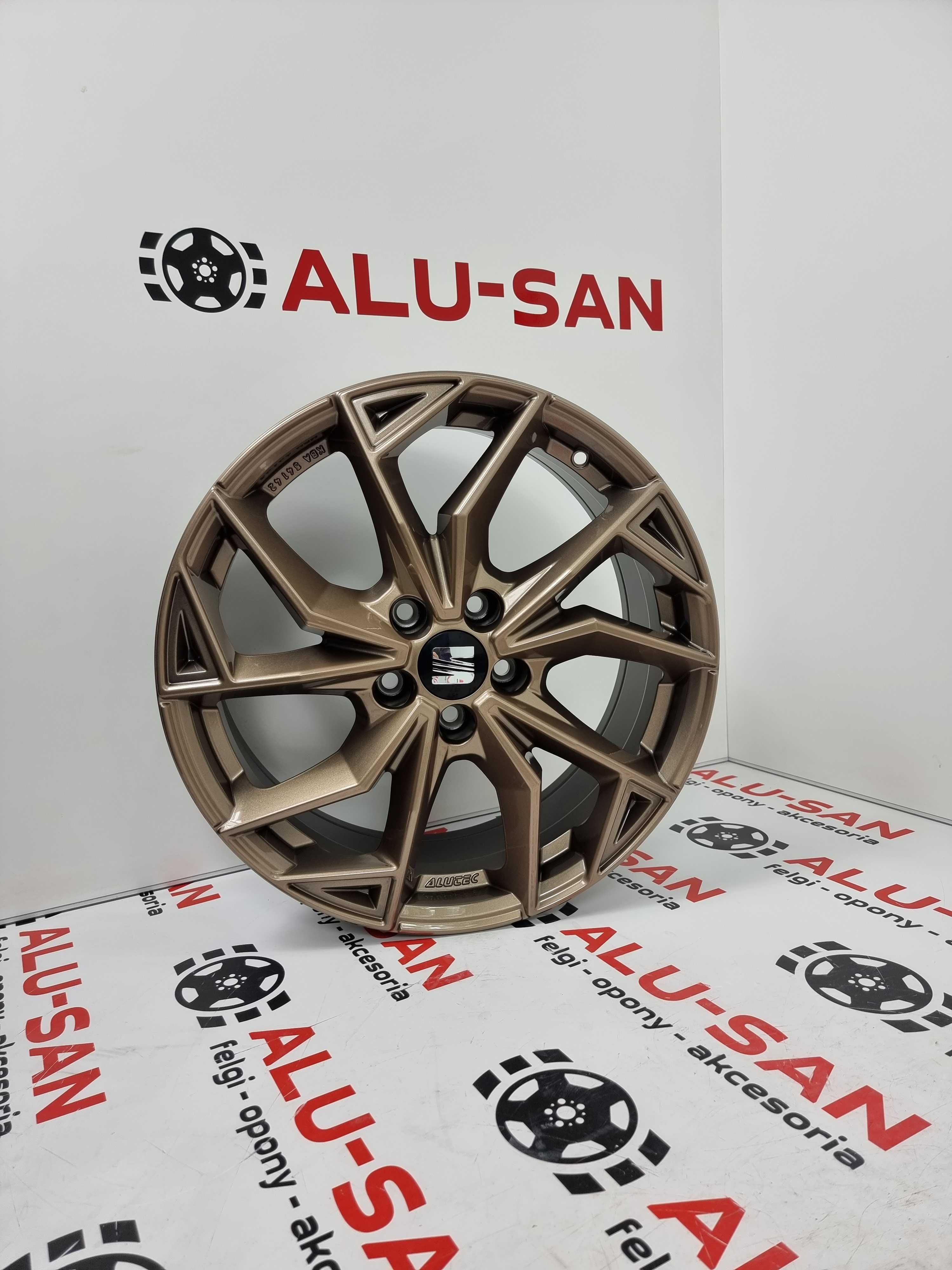 Nowe alufelgi SEAT 18" 5x112 Altea Ateca Leon Tarraco - Złote