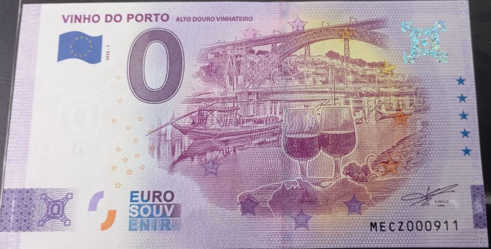 Nota de 0€ portuguesa e estrangeiro