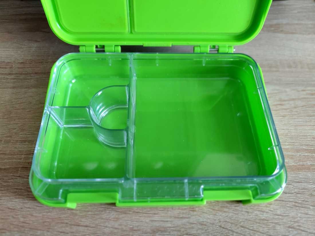 Klarstein schmatzfatz junior śniadaniówka lunch box zielony z komorami