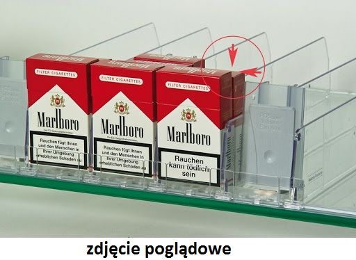 System do papierosów podajnik popychacze wypychacze listwy szafa 80