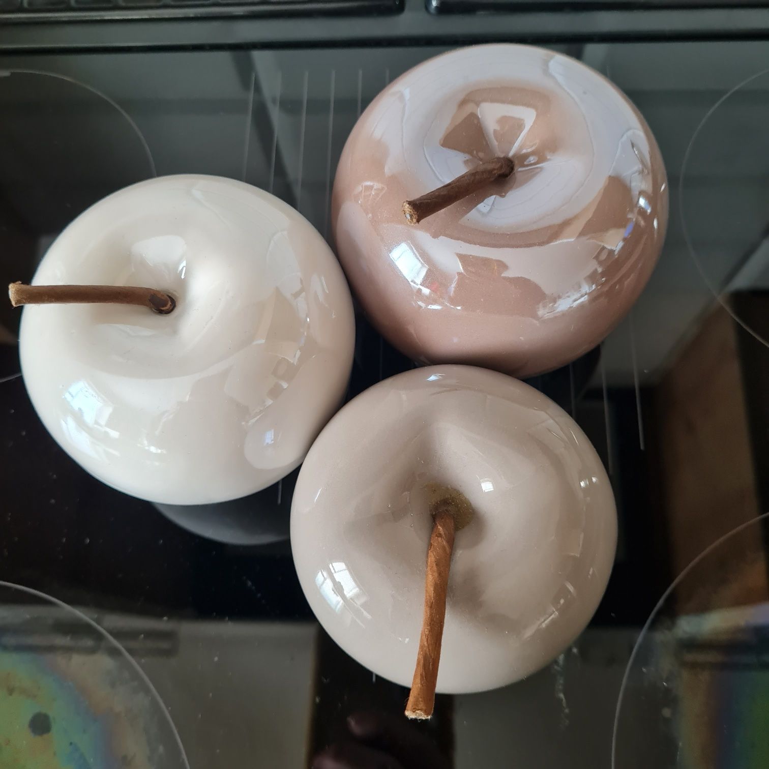 Komplet ceramicznych jabłek XL 4 sztuki Kik Home&You Nanu Nana Homla