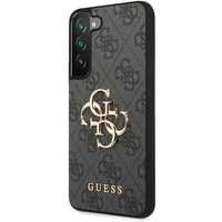 Etui Guess Guhcs23S4Gmggr S23 S911 - Szare Hardcase 4G Big Metal Logo