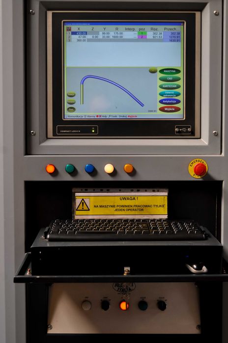 Giętarka CNC Provar 5-90 U-D – użyteczna długość robocza 4500 mm